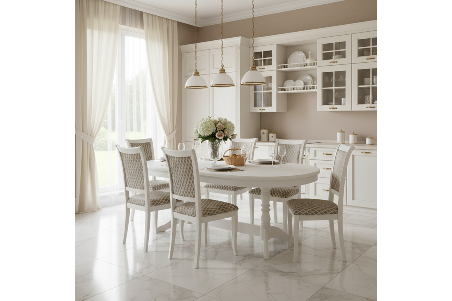 Обеденные столы - изображение №4 "Стол Анкона 3"  на www.Angstrem-mebel.ru